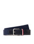 Tommy Hilfiger Otroški pas Elasticated Leather Belt AM0AM09610 Mornarsko modra - Pepit.si