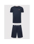 Tommy Hilfiger Pižama Short Set UM0UM02433 Mornarsko modra Regular Fit - Pepit.si