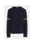 Tommy Hilfiger Pulover Monotype KB0KB08513 Mornarsko modra Regular Fit - Pepit.si