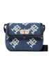 Tommy Hilfiger Ročna torba Monogram Turnlock AW0AW14581 Modra - Pepit.si