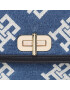 Tommy Hilfiger Ročna torba Monogram Turnlock AW0AW14581 Modra - Pepit.si