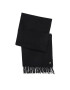 Tommy Hilfiger Šal Cashmere Chic Woven Scarf AW0AW15344 Črna - Pepit.si