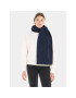 Tommy Hilfiger Šal Monogram Brushed Scarf AW0AW15341 Mornarsko modra - Pepit.si