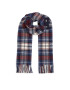 Tommy Hilfiger Šal Th Monogram Tartan Scarf AM0AM11984 Modra - Pepit.si