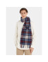 Tommy Hilfiger Šal Th Monogram Tartan Scarf AM0AM11984 Modra - Pepit.si