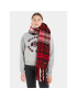 Tommy Hilfiger Šal Tommy Check Scarf AW0AW15337 Mornarsko modra - Pepit.si