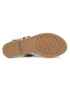 Tommy Hilfiger Sandali Corporate Letaher Fat Sandal FW0FW04840 Bela - Pepit.si