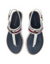 Tommy Hilfiger Sandali Corporate Letaher Fat Sandal FW0FW04840 Bela - Pepit.si