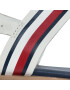 Tommy Hilfiger Sandali Corporate Letaher Fat Sandal FW0FW04840 Bela - Pepit.si