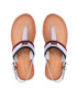 Tommy Hilfiger Sandali Corporate Webbing Flat Sandal FW0FW06232 Bela - Pepit.si