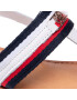 Tommy Hilfiger Sandali Corporate Webbing Flat Sandal FW0FW06232 Bela - Pepit.si