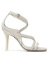 Tommy Hilfiger Sandali Elevated Th High Heel Snadal FW0FW06653 Bela - Pepit.si