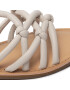 Tommy Hilfiger Sandali Flap Strappy Sandal FW0FW06668 Bela - Pepit.si