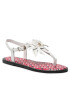 Tommy Hilfiger Sandali Th Geo Print Flat Sandal FW0FW06229 Bela - Pepit.si