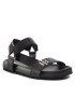 Tommy Hilfiger Sandali Th Hardware Sporty Sandal FW0FW06231 Črna - Pepit.si