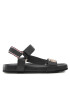 Tommy Hilfiger Sandali Th Hardware Sporty Sandal FW0FW06231 Črna - Pepit.si