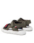 Tommy Hilfiger Sandali Velcro Sandal Military Green T1B2-32252-1357 S Zelena - Pepit.si