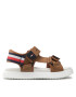 Tommy Hilfiger Sandali Velcro Sandal T3B2-32256-0208 S Rjava - Pepit.si