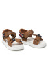 Tommy Hilfiger Sandali Velcro Sandal T3B2-32256-0208 S Rjava - Pepit.si