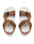 Tommy Hilfiger Sandali Velcro Sandal T3B2-32256-0208 S Rjava - Pepit.si