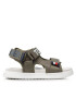 Tommy Hilfiger Sandali Velcro Sandal T3B2-32257-0208 S Zelena - Pepit.si