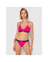 Tommy Hilfiger Spodnji del bikini Cheeky Side Tie UW0UW03096 Roza - Pepit.si