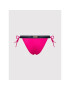 Tommy Hilfiger Spodnji del bikini Cheeky Side Tie UW0UW03096 Roza - Pepit.si