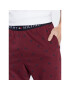 Tommy Hilfiger Spodnji del pižame Print UM0UM01919 Bordo rdeča Regular Fit - Pepit.si