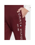 Tommy Hilfiger Spodnji del trenirke Logo MW0MW08388 Bordo rdeča Regular Fit - Pepit.si