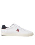 Tommy Hilfiger Superge Core Vulc Varsity Monogram FM0FM04350 Bela - Pepit.si