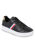 Tommy Hilfiger Superge Elevated Global Stripes Sneaker FW0FW07446 Črna - Pepit.si