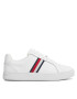 Tommy Hilfiger Superge Essential Court Sneaker Stripes FW0FW07779 Bela - Pepit.si