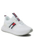 Tommy Hilfiger Superge Flag Low Cut Lace-Up T3A9-32747-0308100 S Bela - Pepit.si