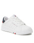 Tommy Hilfiger Superge Low Cut Lace-Up Sneaker T3B4-32222-1355 M Bela - Pepit.si