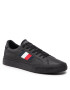 Tommy Hilfiger Tenis superge Core Stripes Vulc Leather FM0FM04140 Črna - Pepit.si