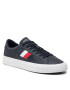 Tommy Hilfiger Tenis superge Core Stripes Vulc Leather FM0FM04140 Mornarsko modra - Pepit.si