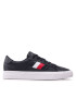 Tommy Hilfiger Tenis superge Core Stripes Vulc Leather FM0FM04140 Mornarsko modra - Pepit.si