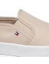 Tommy Hilfiger Tenis superge Essential Nautical Slip On FW0FW05535 Bež - Pepit.si