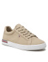 Tommy Hilfiger Tenis superge Essential Stripes FW0FW06954 Bež - Pepit.si