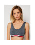 Tommy Hilfiger Top nedrček Bralette UW0UW02388 Mornarsko modra - Pepit.si