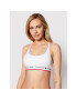 Tommy Hilfiger Top nedrček Bralette UW0UW02743 Bela - Pepit.si