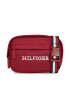 Tommy Hilfiger torba za okoli pasu Corporate Hilfiger Bymbag AU0AU01728 Bordo rdeča - Pepit.si