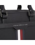 Tommy Hilfiger Torba za prenosnik Th Coated Canvas Computer Bag AM0AM11531 Črna - Pepit.si