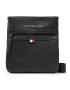 Tommy Hilfiger Torbica za okrog pasu Essential Pu Mini Crossover AM0AM09505 Črna - Pepit.si