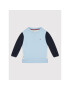 Tommy Hilfiger Trenirka Baby Colorblock KN0KN01478 Modra Regular Fit - Pepit.si