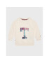 Tommy Hilfiger Trenirka Baby Tartan KN0KN01557 Écru Regular Fit - Pepit.si