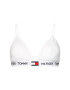 Tommy Hilfiger Trikotni nedrček Padded Triangle Bra UW0UW02243 Bela - Pepit.si