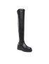 Tommy Hilfiger Visoki Škornji Monochromatic Over The Knee Boot FW0FW07055 Črna - Pepit.si