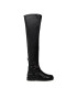 Tommy Hilfiger Visoki Škornji Th Hardware Overknee Boot FW0FW06057 Črna - Pepit.si