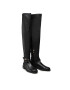 Tommy Hilfiger Visoki Škornji Th Hardware Overknee Boot FW0FW06057 Črna - Pepit.si